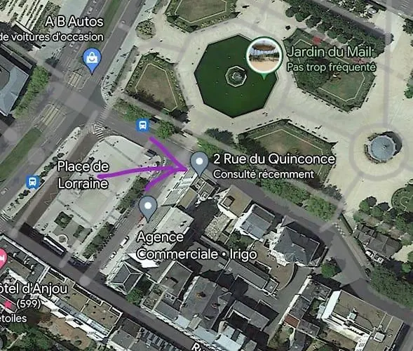 Lägenhet Penthouse / 2 Bedrooms In Center Of Angers